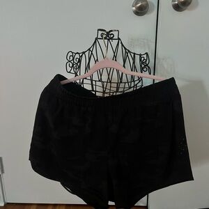 Army Black And Green Women's Shorts